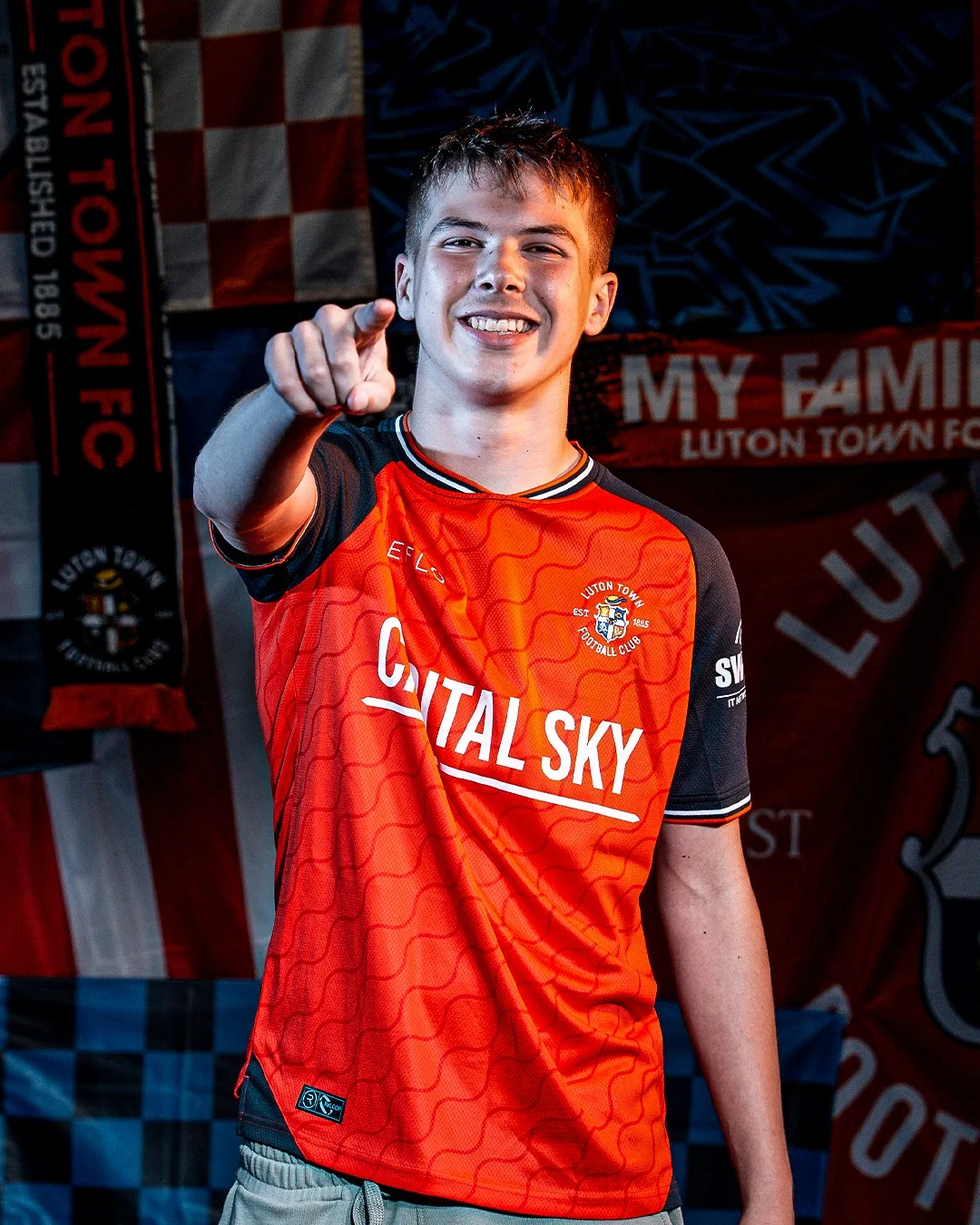 2025/2026 Luton Town Home Football Shirt 1:1 Thai Quality