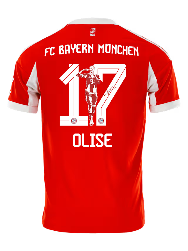 (S-4XL) 25/26 Olise Special Jersey Bayern Allianz Home Kit 1:1 Thai Quality