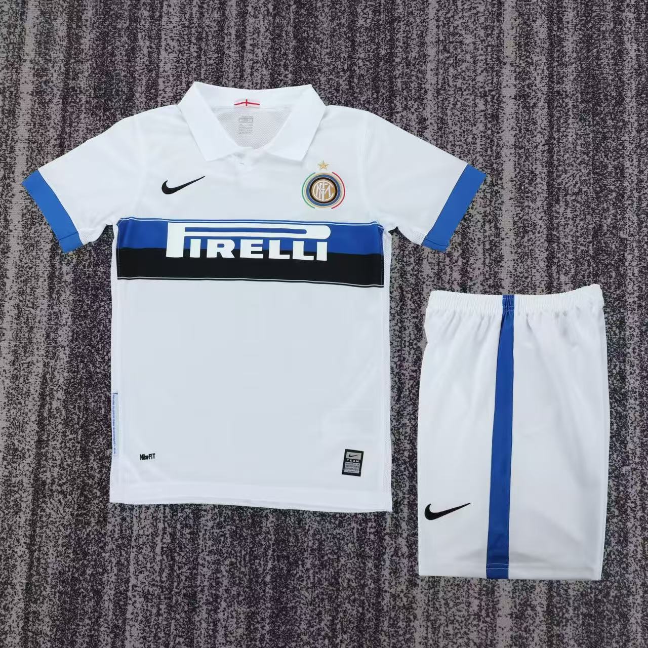 2009/2010 Inter Milan Away Football Shirt Kids Size 1:1 Thai Quality