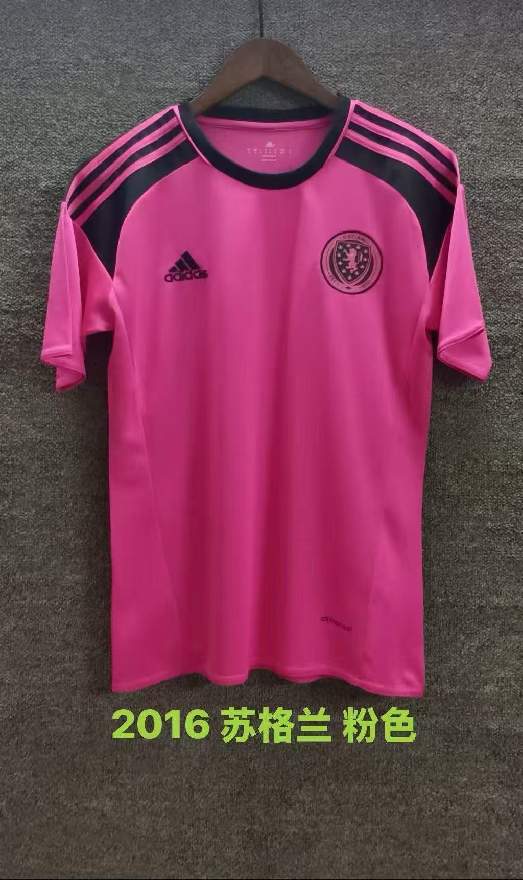 2016 Scotland Pink Football Shirt 1:1 Thai Quality
