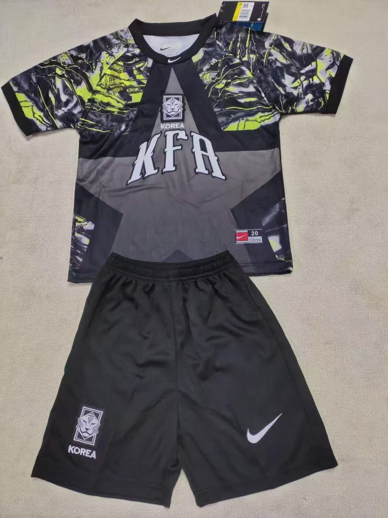 2026 South Korea Goalkeeper Football Shirt Kids Size 1:1 Thai Quality