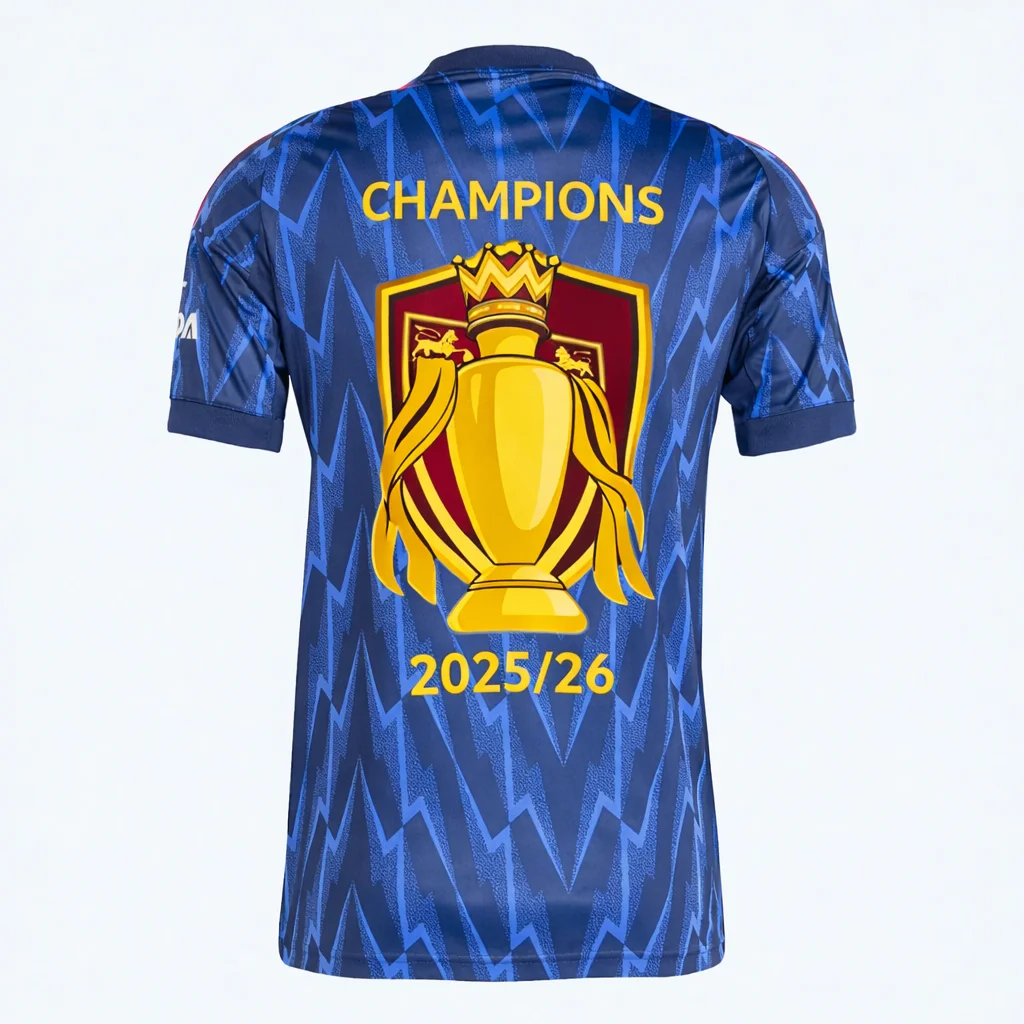 2025/2026 Arsenal Premier League Champions Third Away Jersey