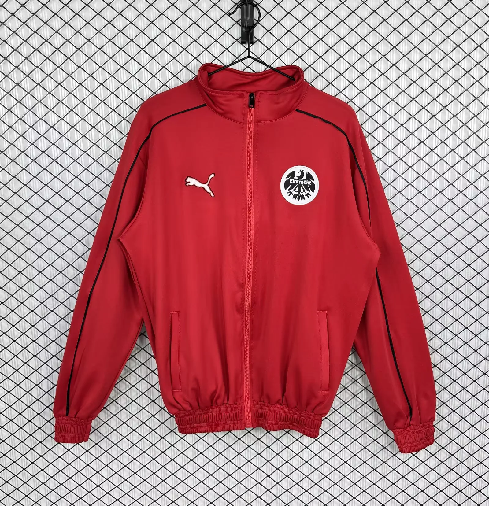 1998/1999 Retro Eintracht Frankfurt Long Zipped Jacket Football Shirt
