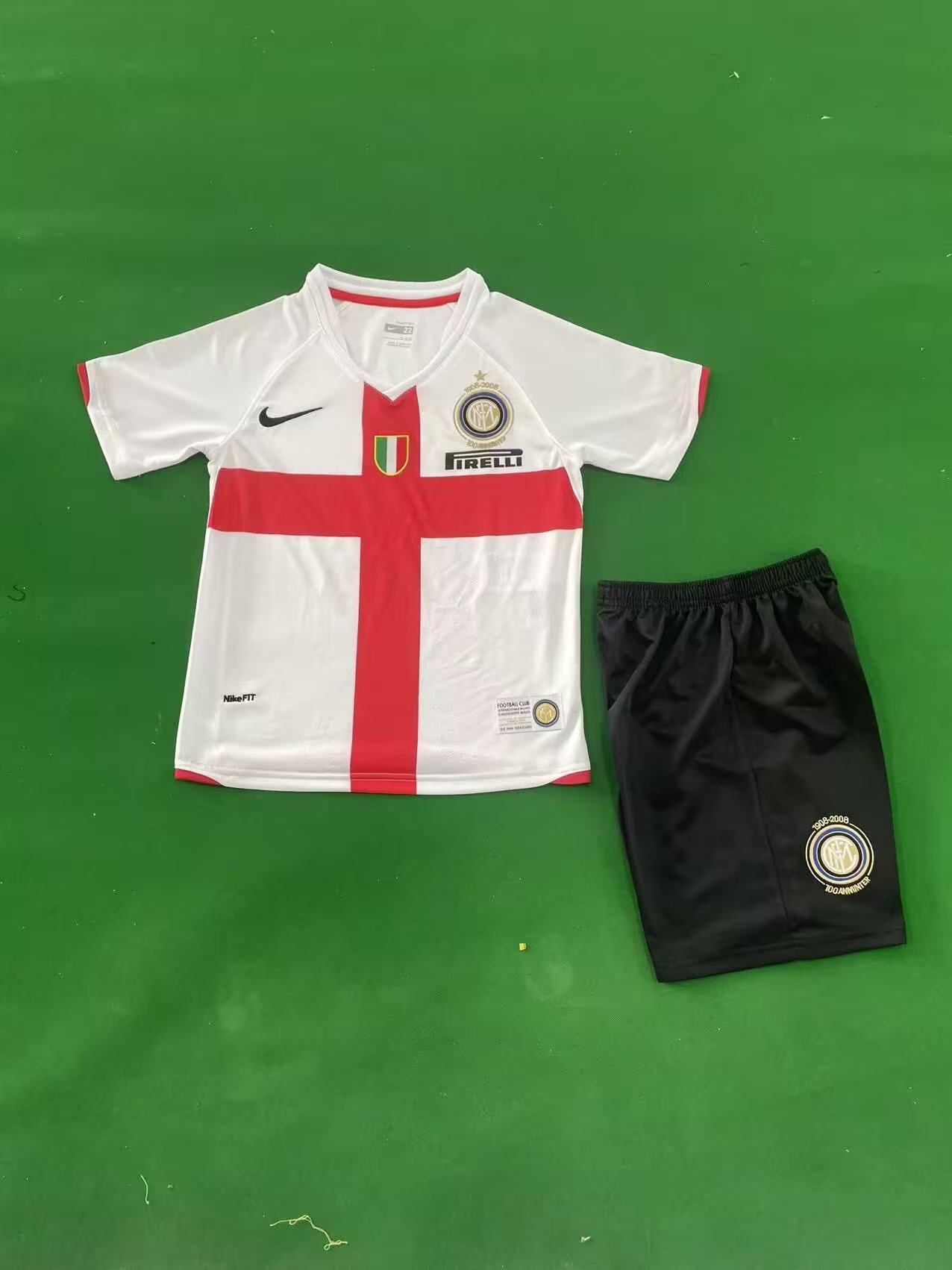 2007/2008 Inter Milan Away Football Shirt Kids Size 1:1 Thai Quality