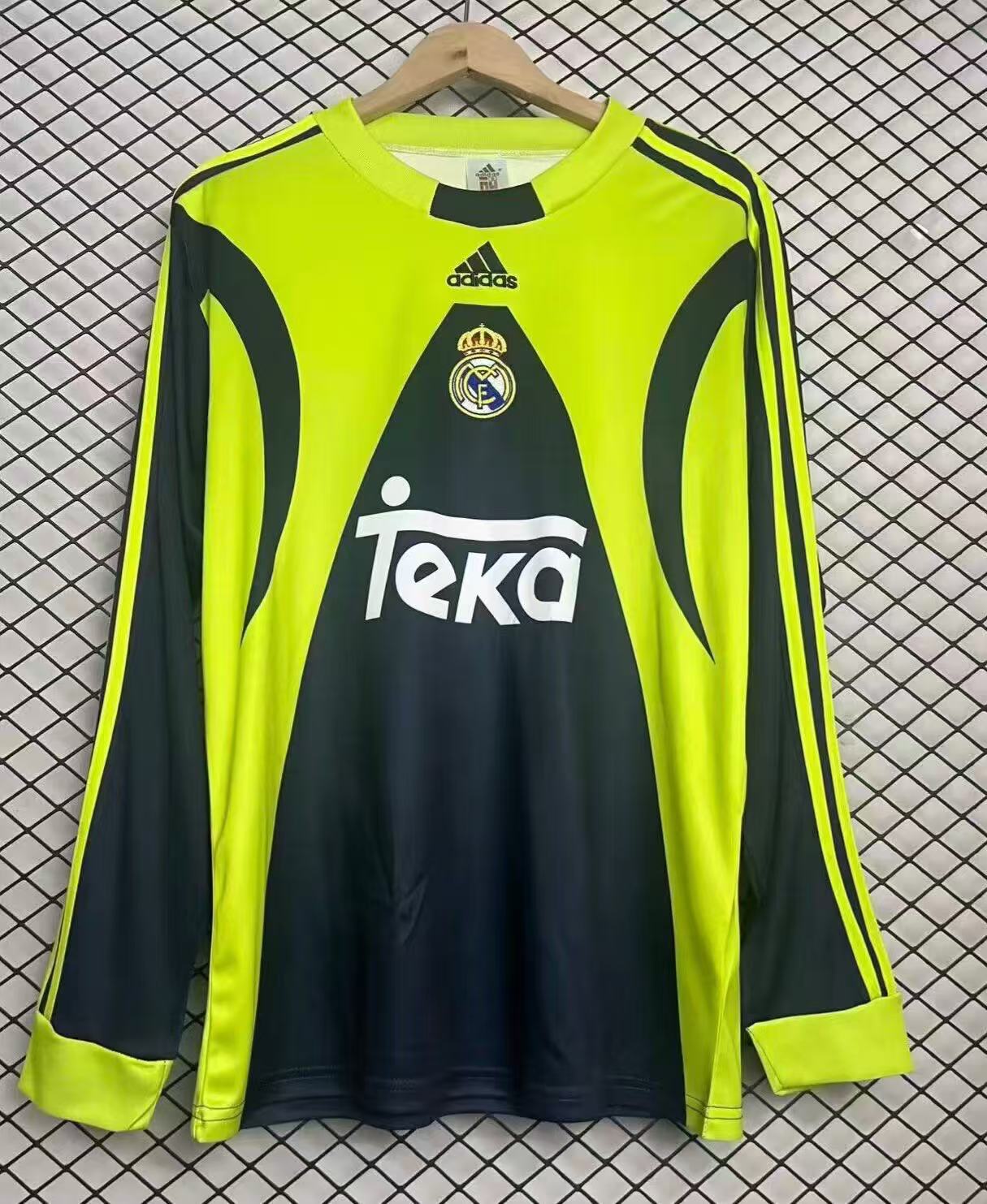 1999/2000 Real Madrid Goalkeeper Long Sleeves 1:1 Thai Quality