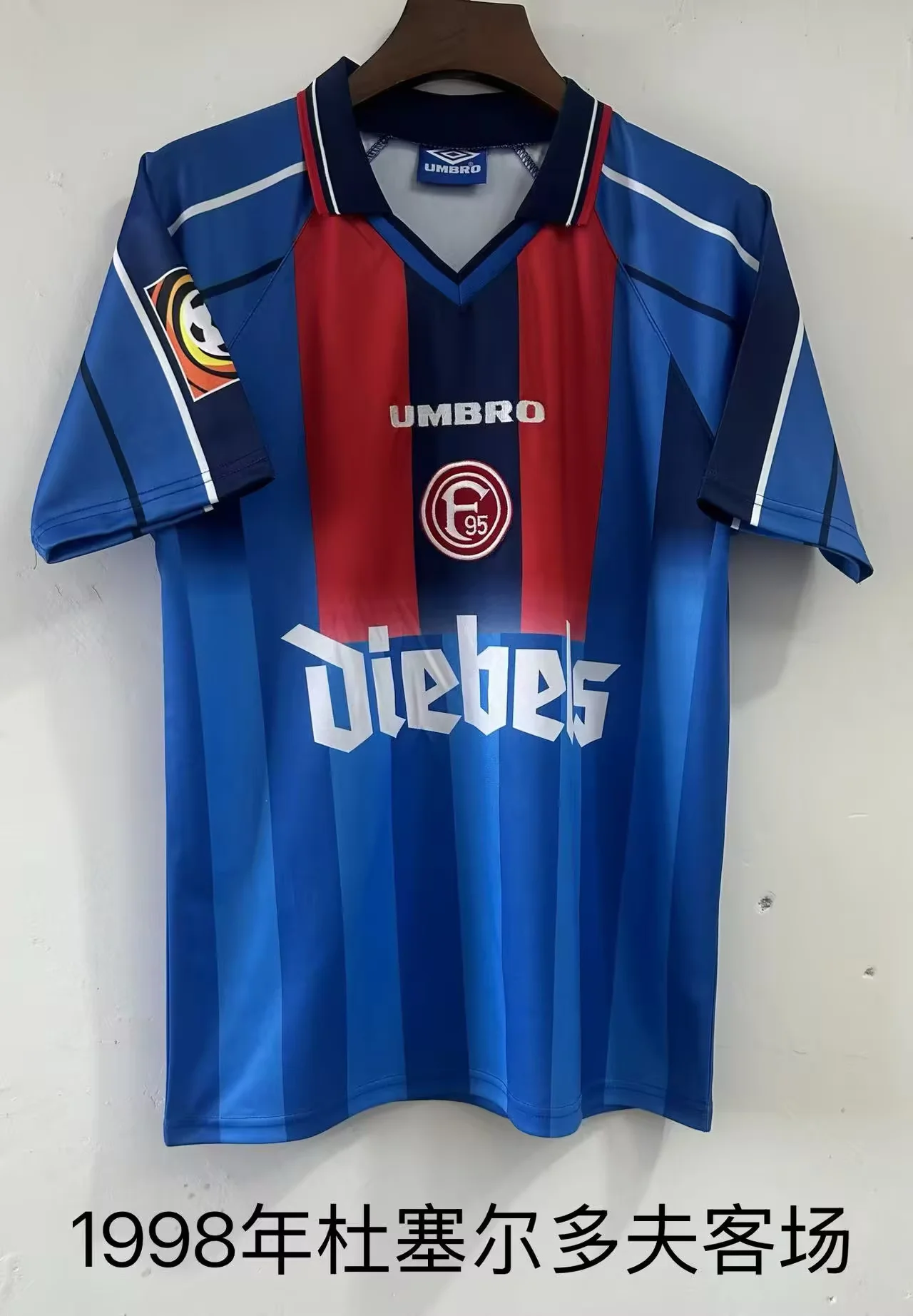 1998/1999 Retro Fortuna Dusseldorf Away Football Shirt 1:1 Thai Quality