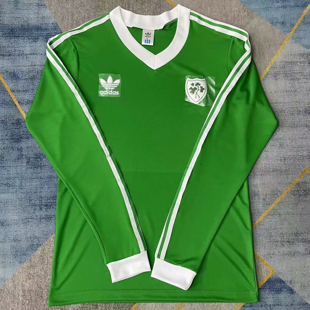 1986 Ireland Home Long sleeves Football Shirt 1:1 Thai Quality