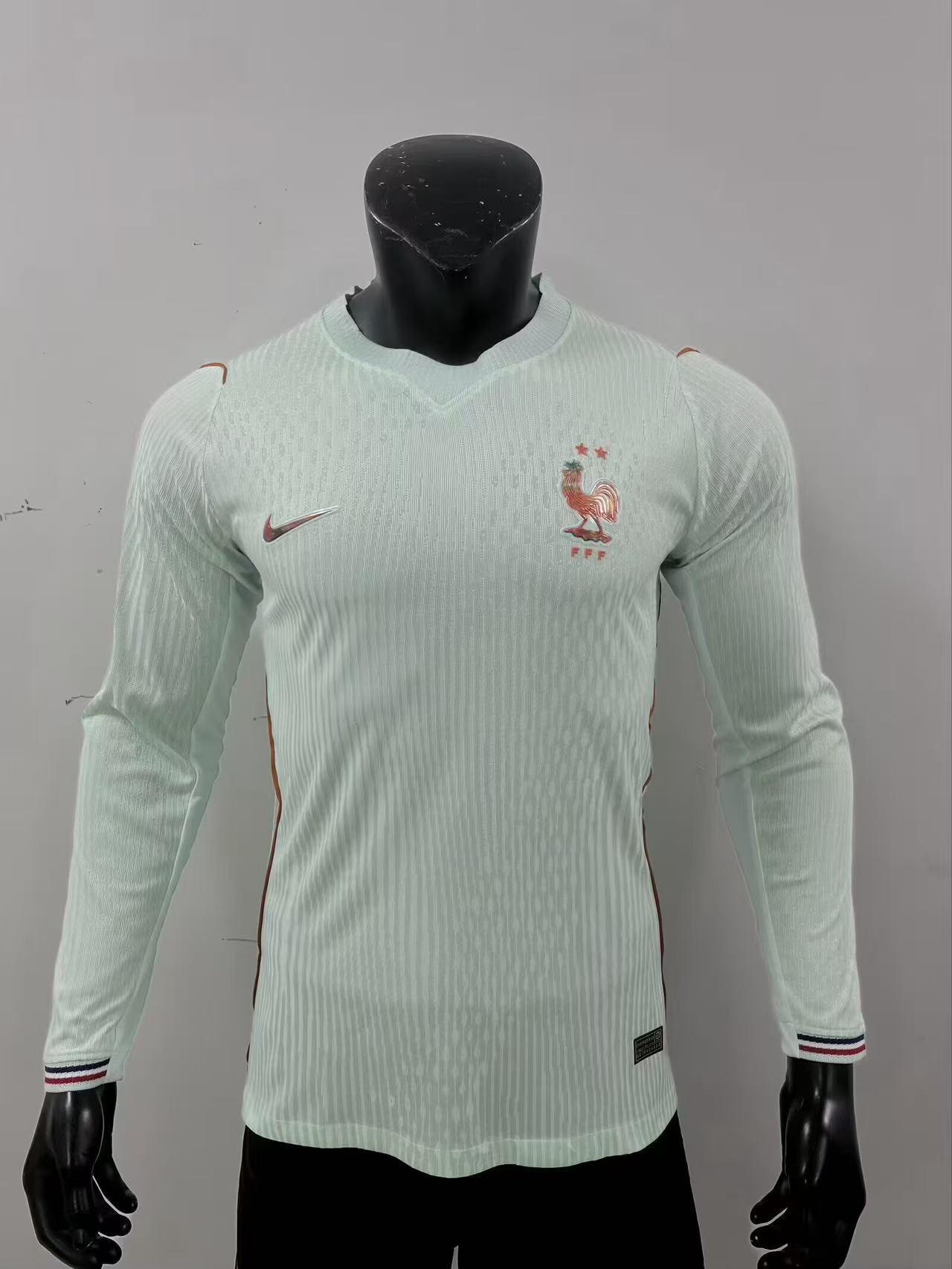 2026 France Away Long Sleeve Player Football Shirt 1:1 Thai Quality