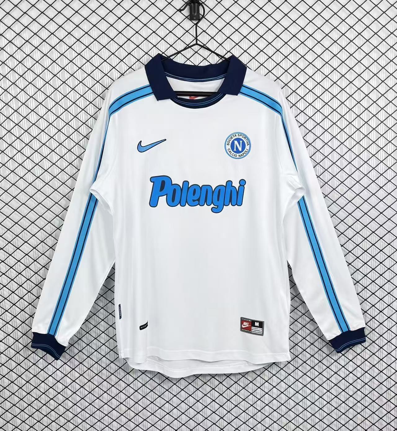1998/1999 Napoli Away Long sleeves Football Shirt 1:1 Thai Quality
