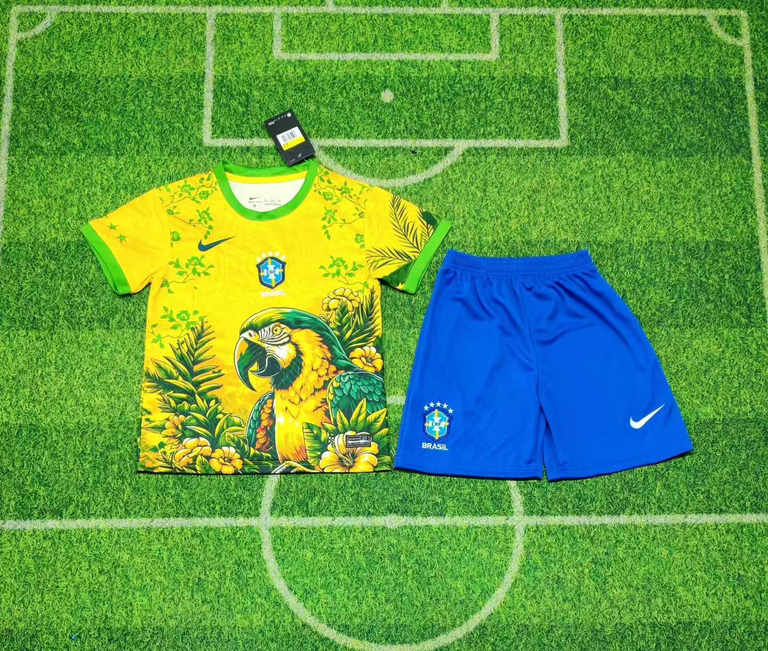 2026 Brazil Special Edition Football Shirt Kids Size 1:1 Thai Quality