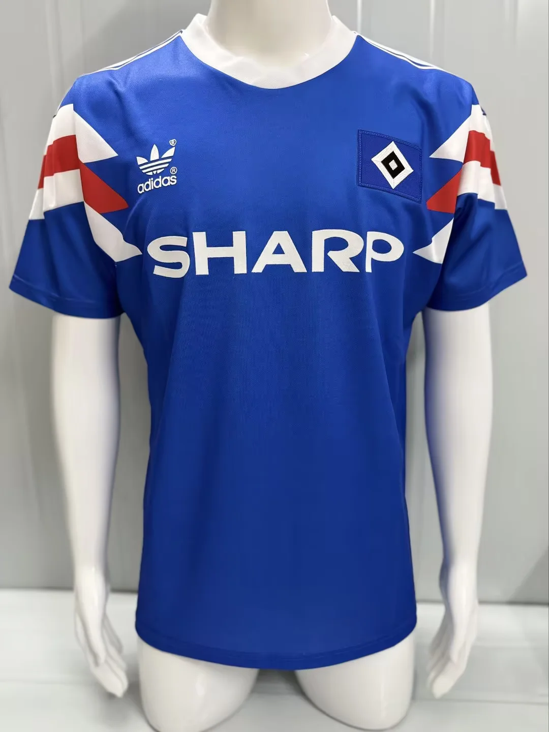1990/1991 Retro Hamburger SV Away Football Shirt 1:1 Thai Quality