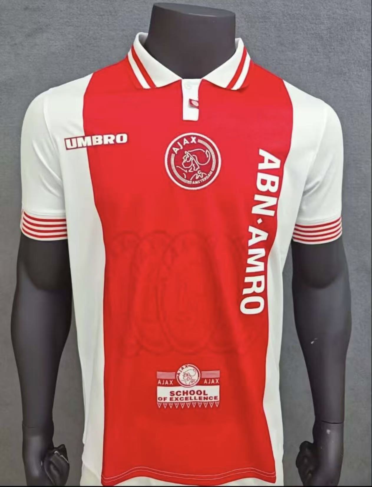 1997/98 Ajax Home Football Shirt 1:1 Thai Quality