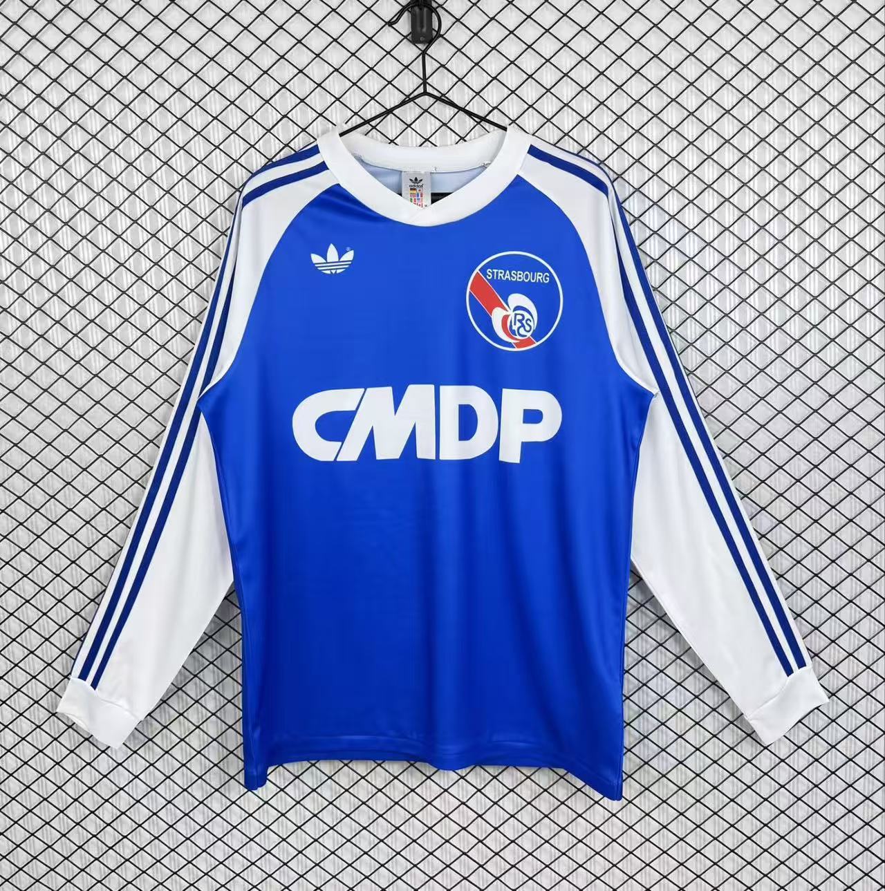 1978/79 Strasbourg Home Long sleeves Football Shirt 1:1 Thai Quality