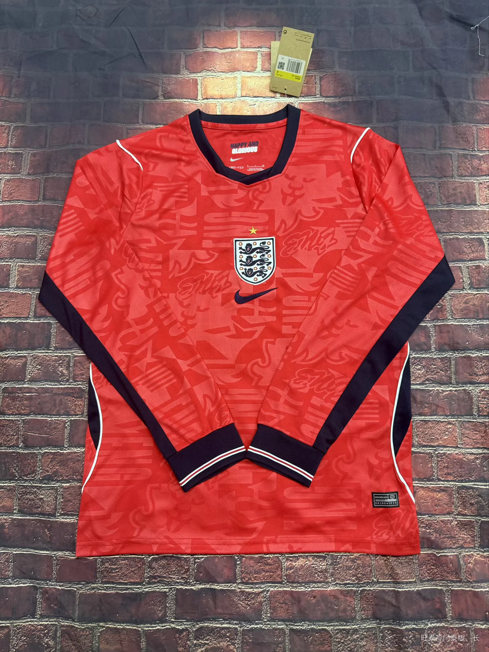 2026 Long Sleeve England Away Football Shirt 1:1 Thai Quality