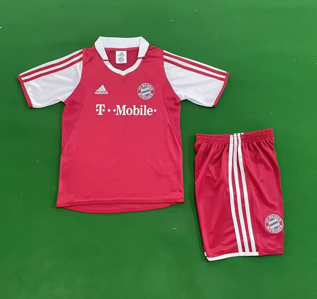 2003/2004 Bayern Munich Home Football Shirt Kids Size 1:1 Thai Quality