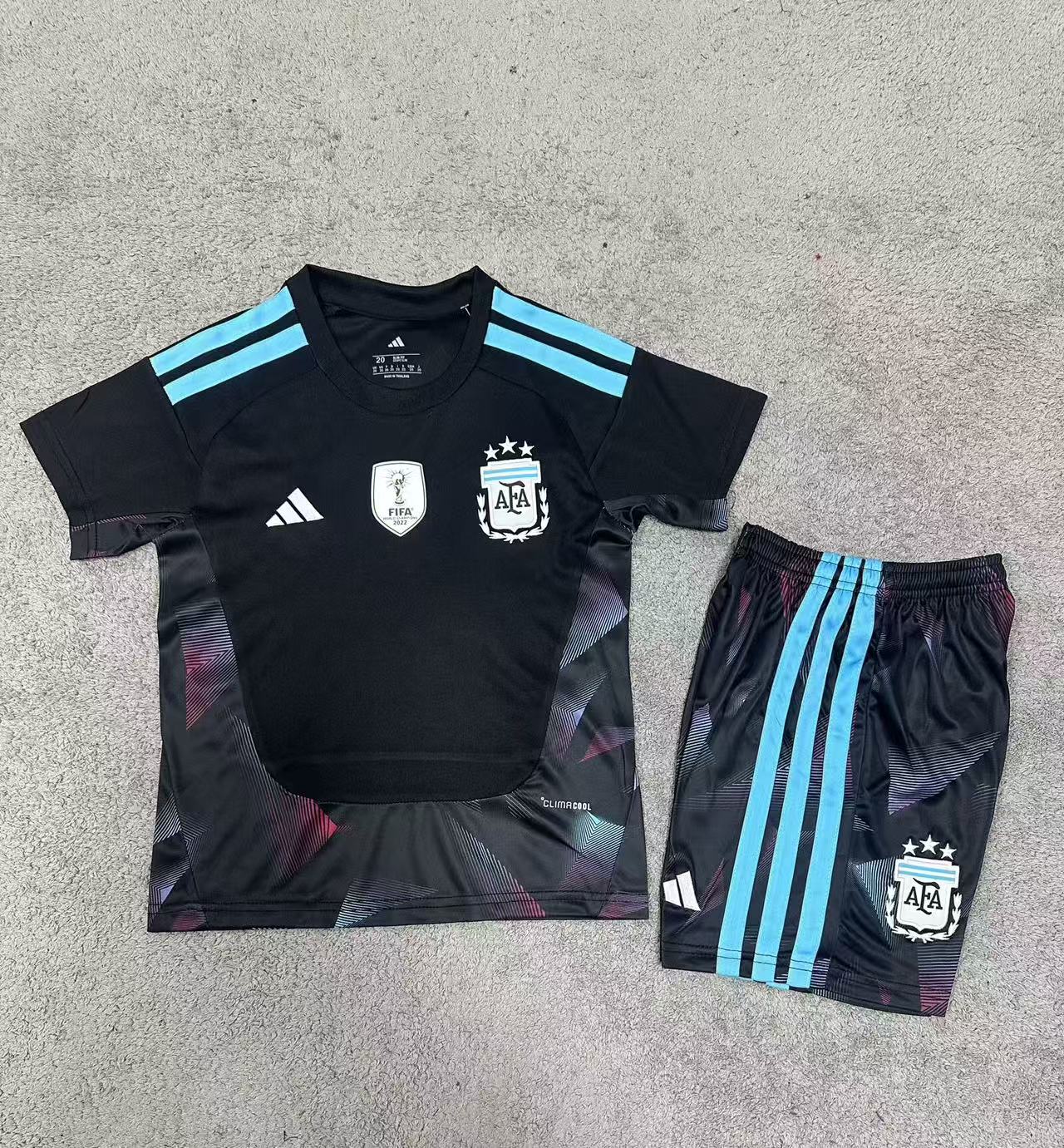 2026 Argentina Goalkeepers Football Shirt Kids Size 1:1 Thai Quality
