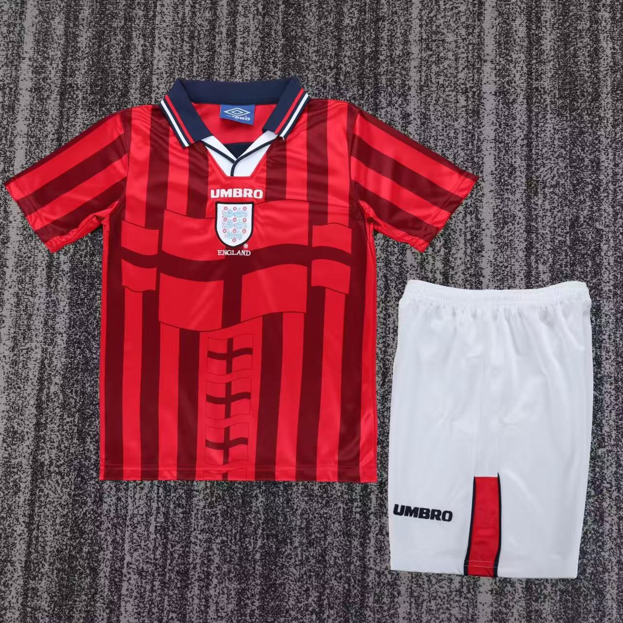 1998 England Away Football Shirt Kids Size 1:1 Thai Quality