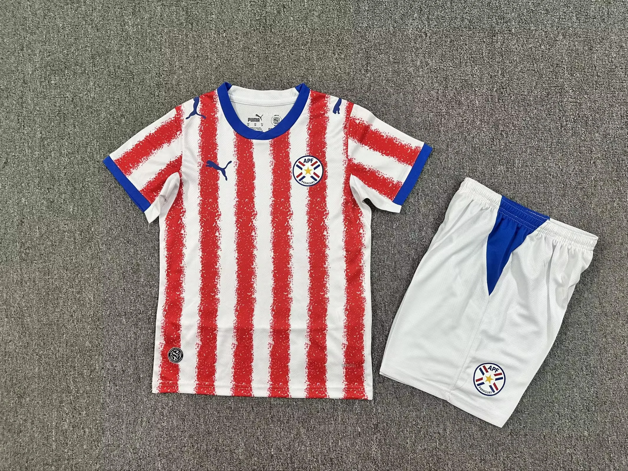 2026 Paraguay Home Football Shirt Kids Size 1:1 Thai Quality