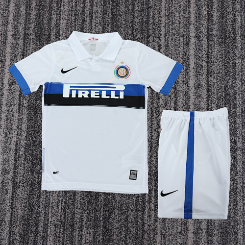 2009/2010 Retro Inter Milan Away Football Shirt Kids Size 1:1 Thai Quality