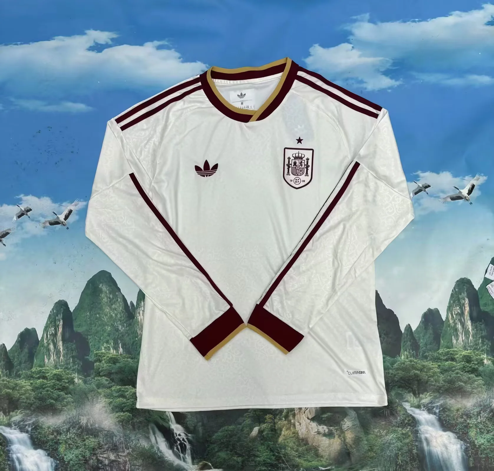 2026 Long Sleeve Spain Away Football Shirt 1:1 Thai Quality