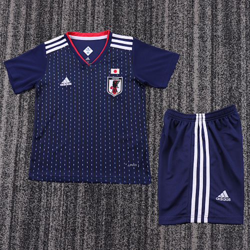 2018 Retro Japan Home Football Shirt Kids Size 1:1 Thai Quality