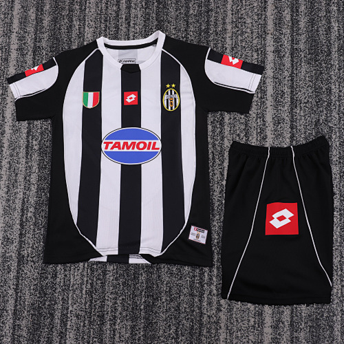2002/2003 Retro Juventus Home Football Shirt Kids Size 1:1 Thai Quality