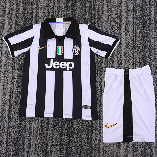 2014/2015 Retro Juventus Home Football Shirt Kids Size 1:1 Thai Quality