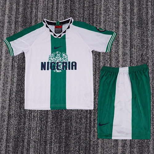 1996 Retro Nigeria Away Football Shirt Kids Size 1:1 Thai Quality