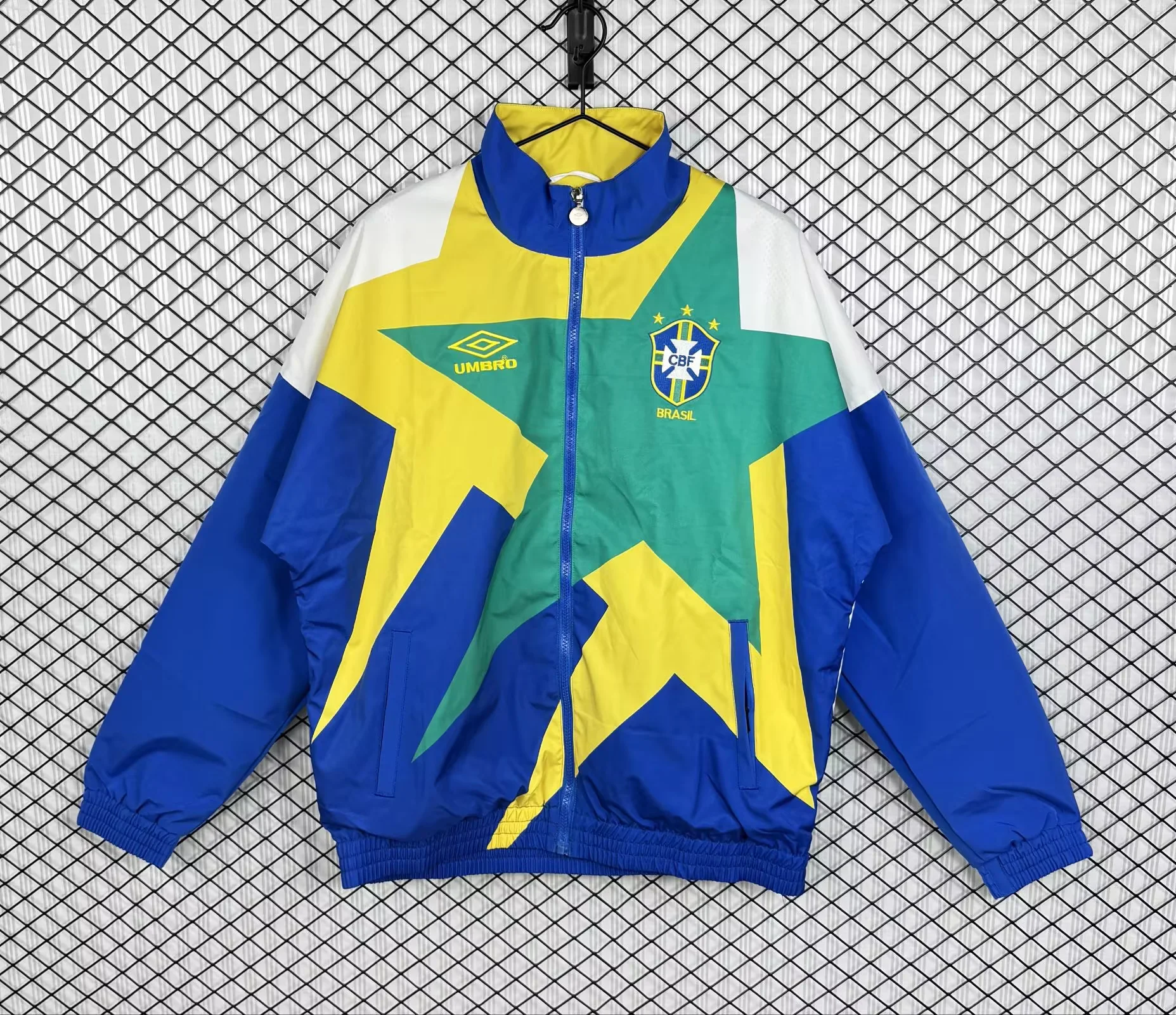 1993/1994 Retro Brazil Windbreaker Football Shirt