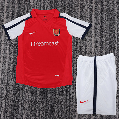 2001/2002 Retro Arsenal Home Football Shirt Kids Size 1:1 Thai Quality