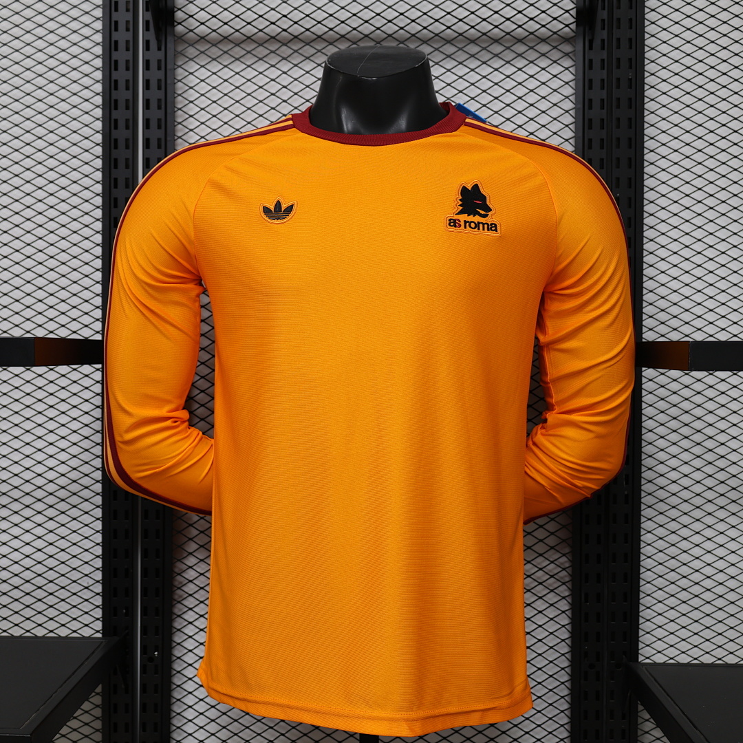 2026/2027 Long Sleeve AS Roma Football Shirt 1:1 Thai Quality