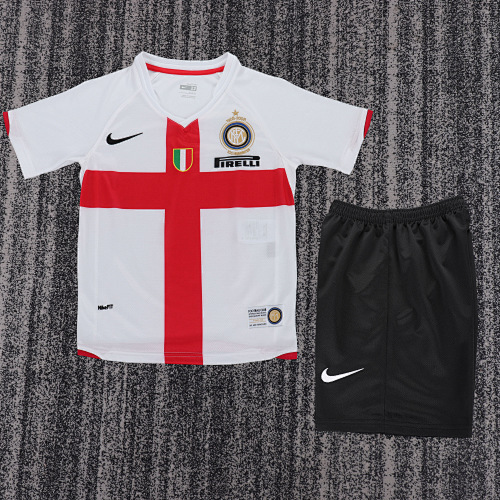 2007/2008 Retro Inter Milan Away Football Shirt Kids Size 1:1 Thai Quality