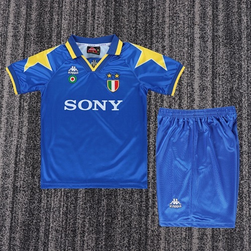 1995/1996 Retro Juventus Away Football Shirt Kids Size 1:1 Thai Quality