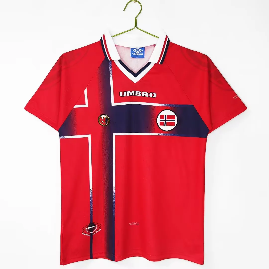 1997/1998 Retro Norway Home Football Shirt 1:1 Thai Quality