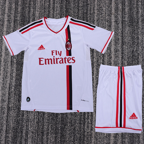 2011/2012 Retro AC Milan Away Football Shirt Kids Size 1:1 Thai Quality