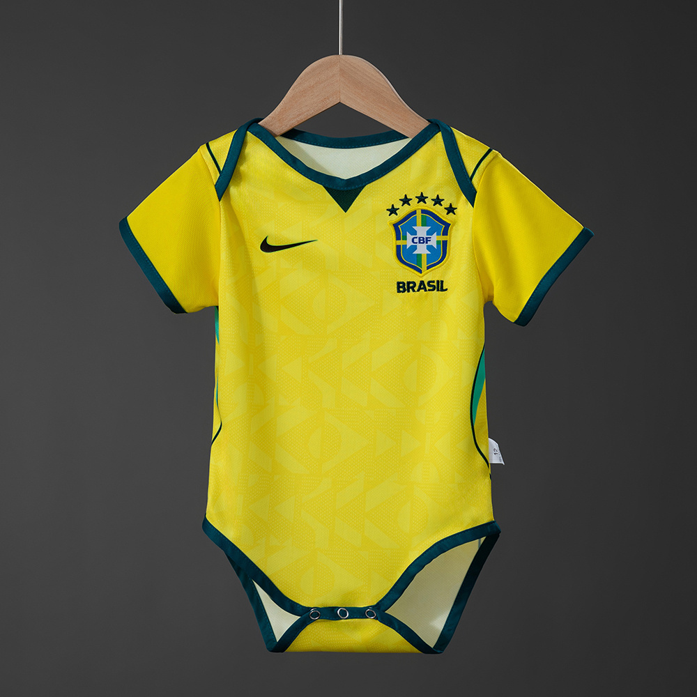 2026 Brazil Home Football Shirt Baby Size 1:1 Thai Quality