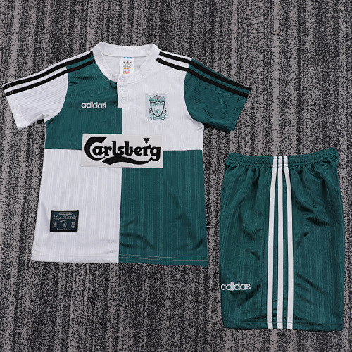 1995/1996 Retro Liverpool Away Football Shirt Kids Size 1:1 Thai Quality