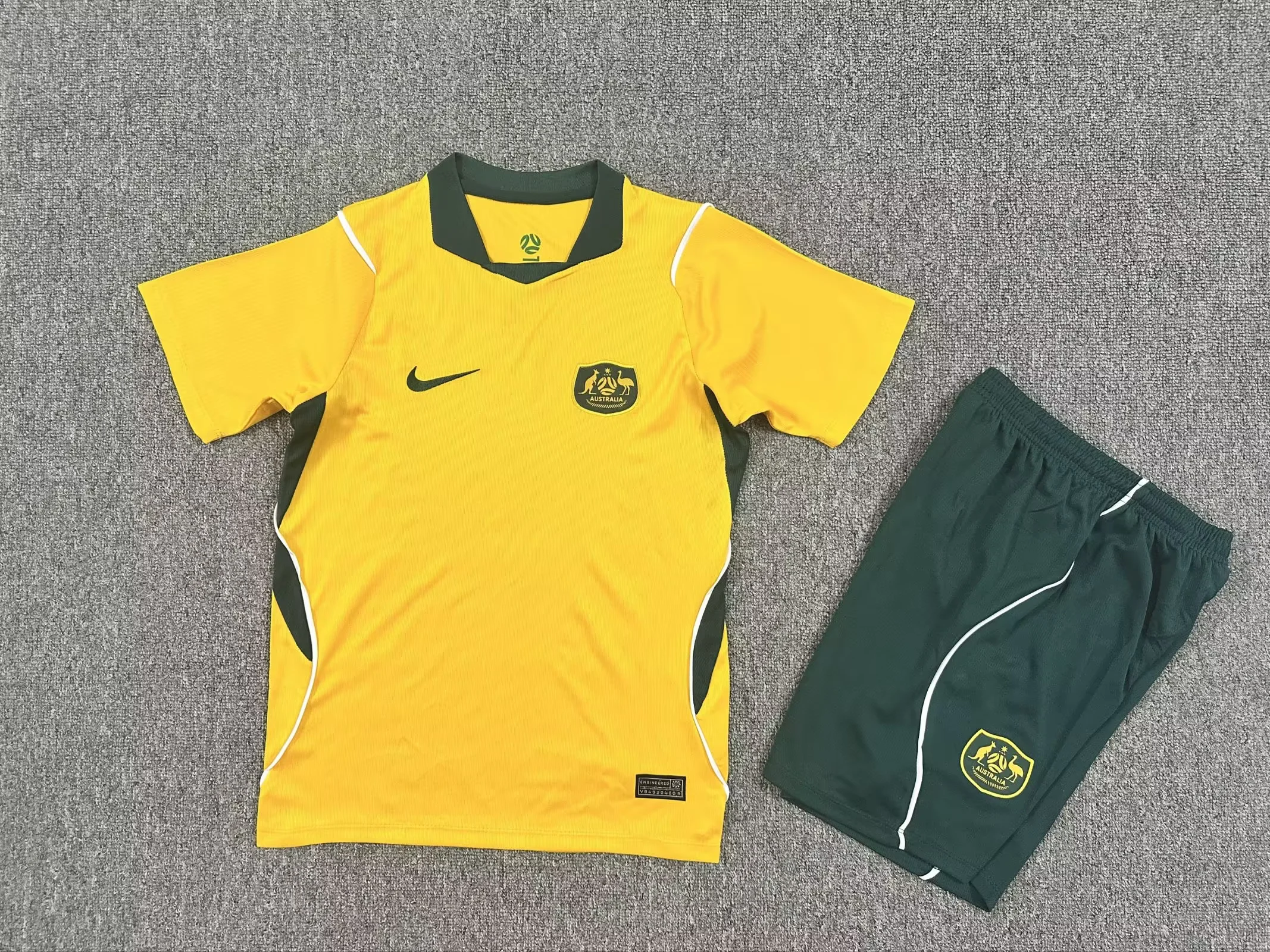 2026 Australia Home Football Shirt Kids Size 1:1 Thai Quality