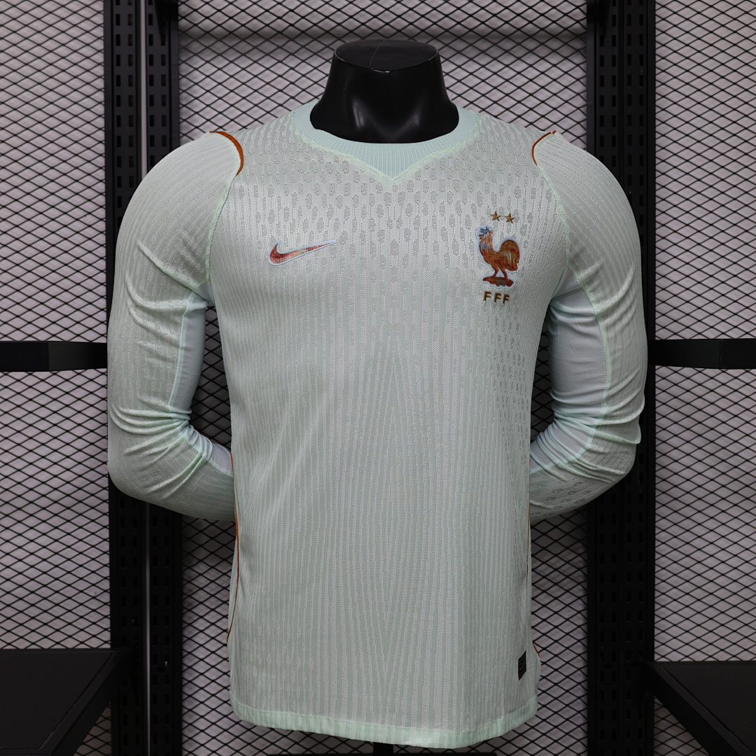 2026 Player Version Long Sleeve France Away Football Shirt 1:1 Thai Quality