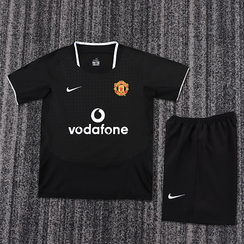 2003/2004 Retro Manchester United Away Football Shirt Kids Size 1:1 Thai Quality