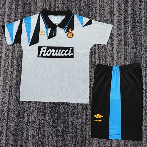 1992/1993 Retro Inter Milan Away Football Shirt Kids Size 1:1 Thai Quality
