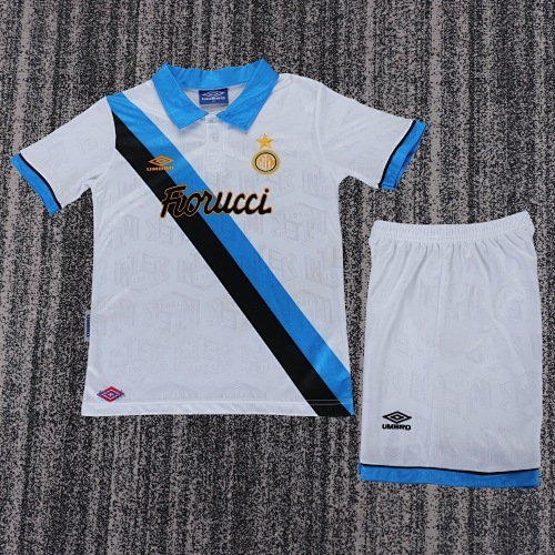 1994/1995 Retro Inter Milan Away Football Shirt Kids Size 1:1 Thai Quality
