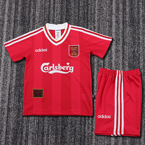 1995/1996 Retro Liverpool Home Football Shirt Kids Size 1:1 Thai Quality