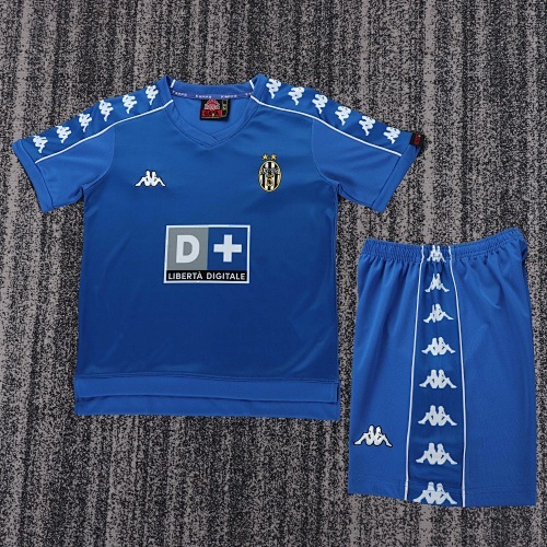 1999/2000 Retro Juventus Away Football Shirt Kids Size 1:1 Thai Quality
