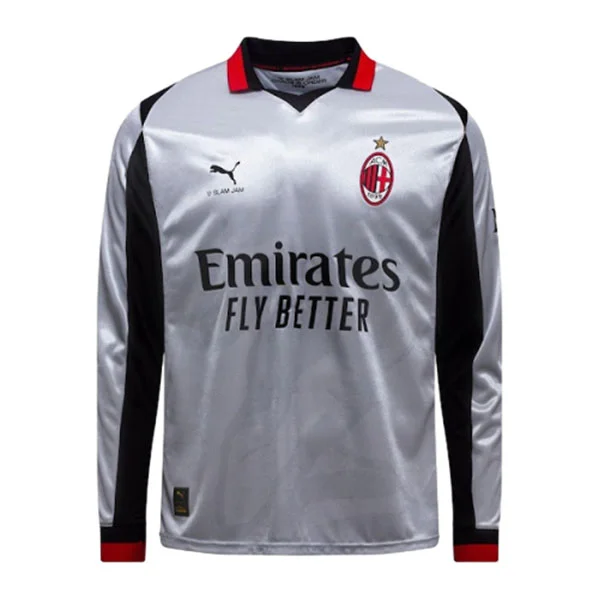 2025/2026 Long Sleeve AC Milan Fourth Away Football Shirt 1:1 Thai Quality