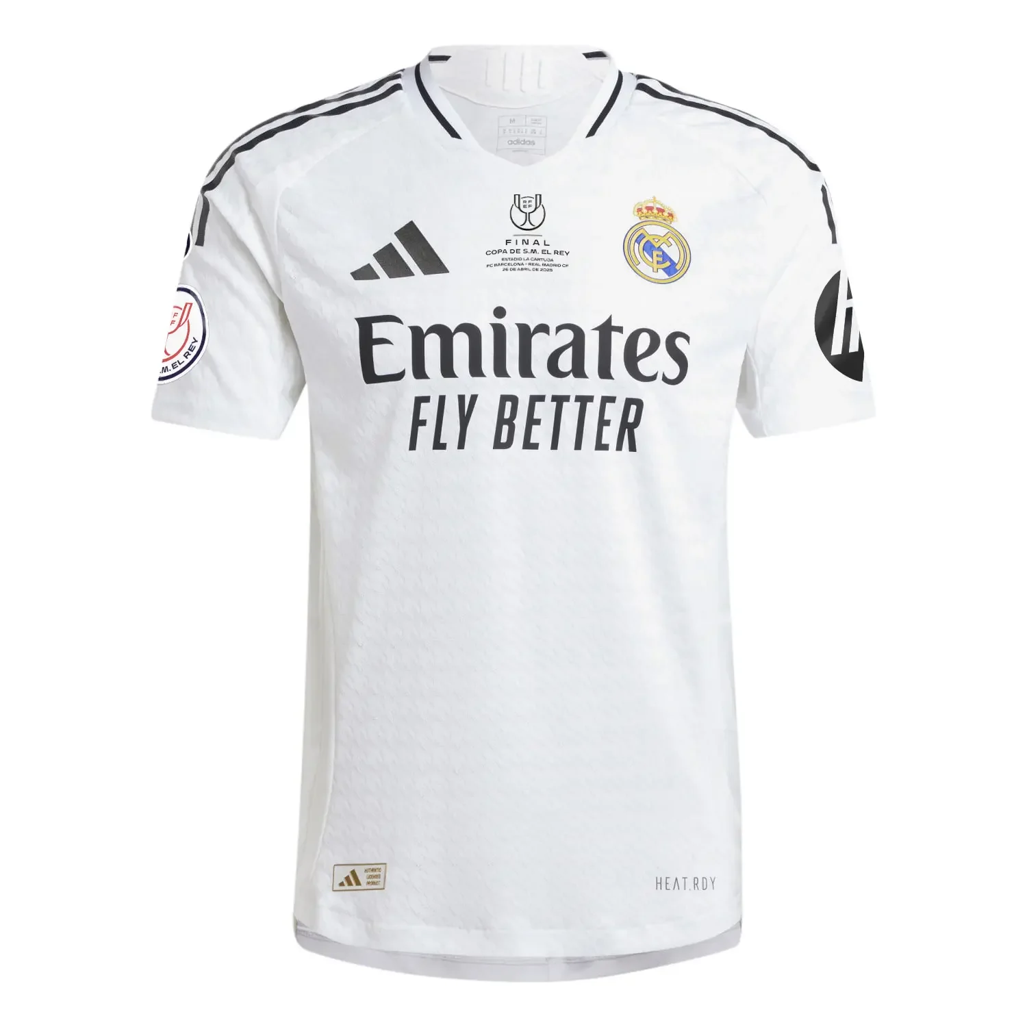 2025/2026 Real Madrid "King's Cup" Final Home Football Shirt