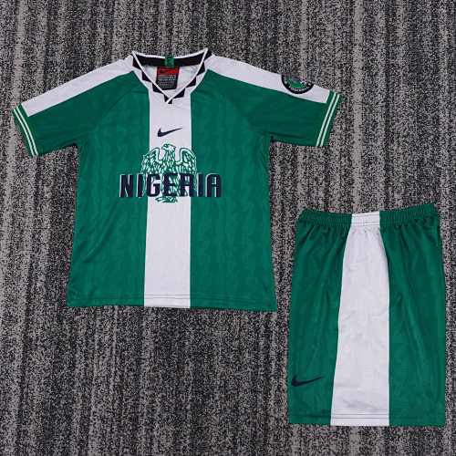 1996 Retro Nigeria Home Football Shirt Kids Size 1:1 Thai Quality