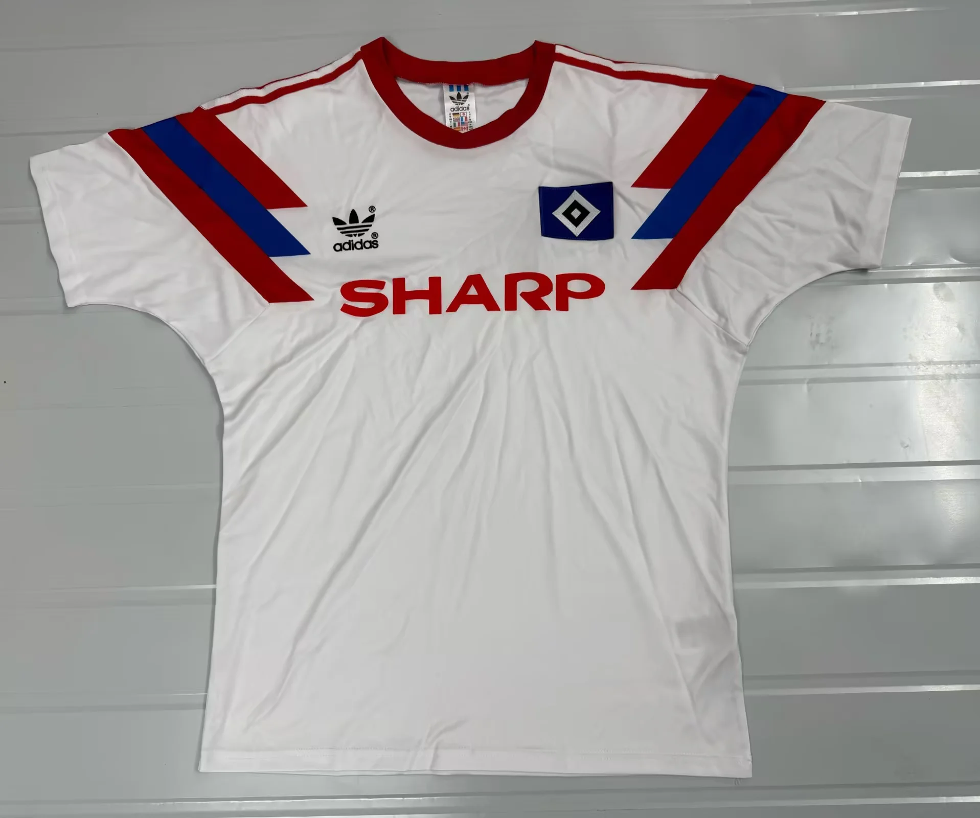 1990/1991 Retro Hamburger SV Home Football Shirt 1:1 Thai Quality
