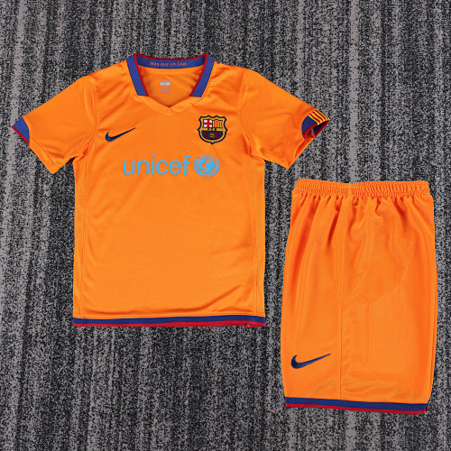 2006/2007 Retro Barcelona Away Football Shirt Kids Size 1:1 Thai Quality
