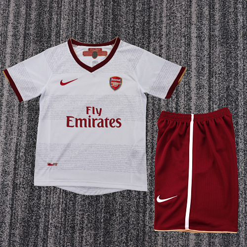 2007/2008 Retro Arsenal Away Football Shirt Kids Size 1:1 Thai Quality